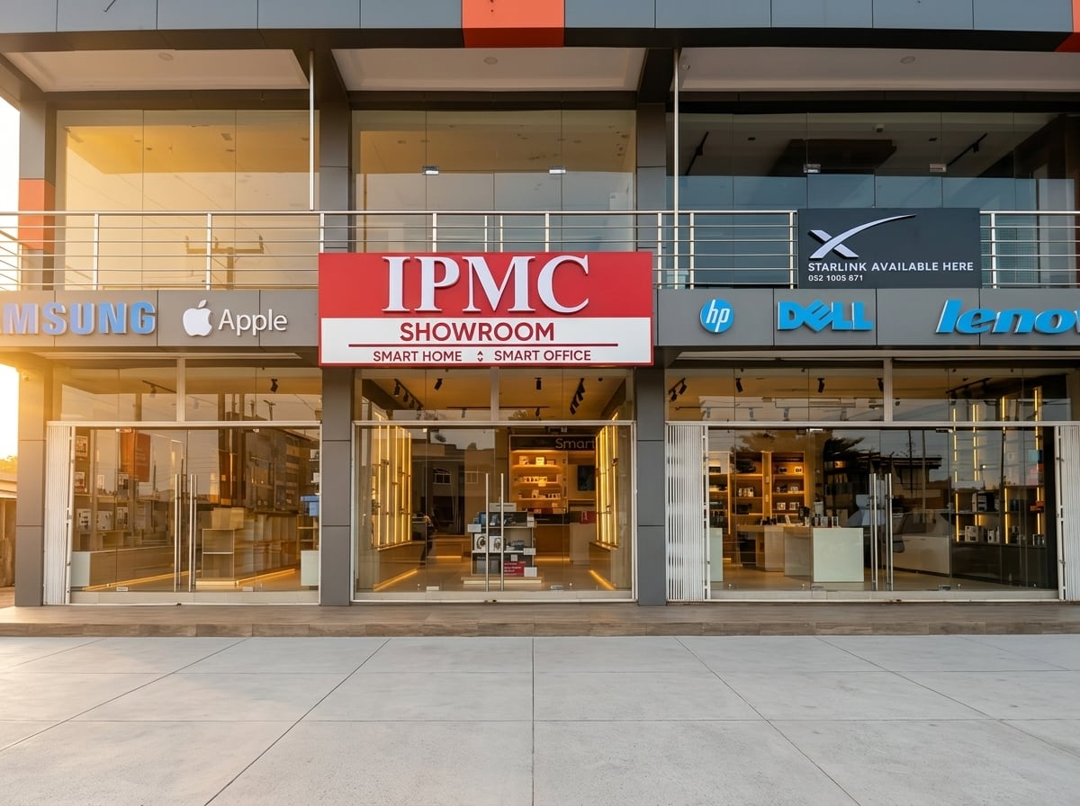 The IPMC showroom in East Legon, Accra