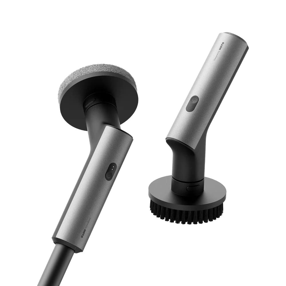 HOTO Cordless Electric Spin Scrubber – 6 Brush Heads, IPX7 Waterproof