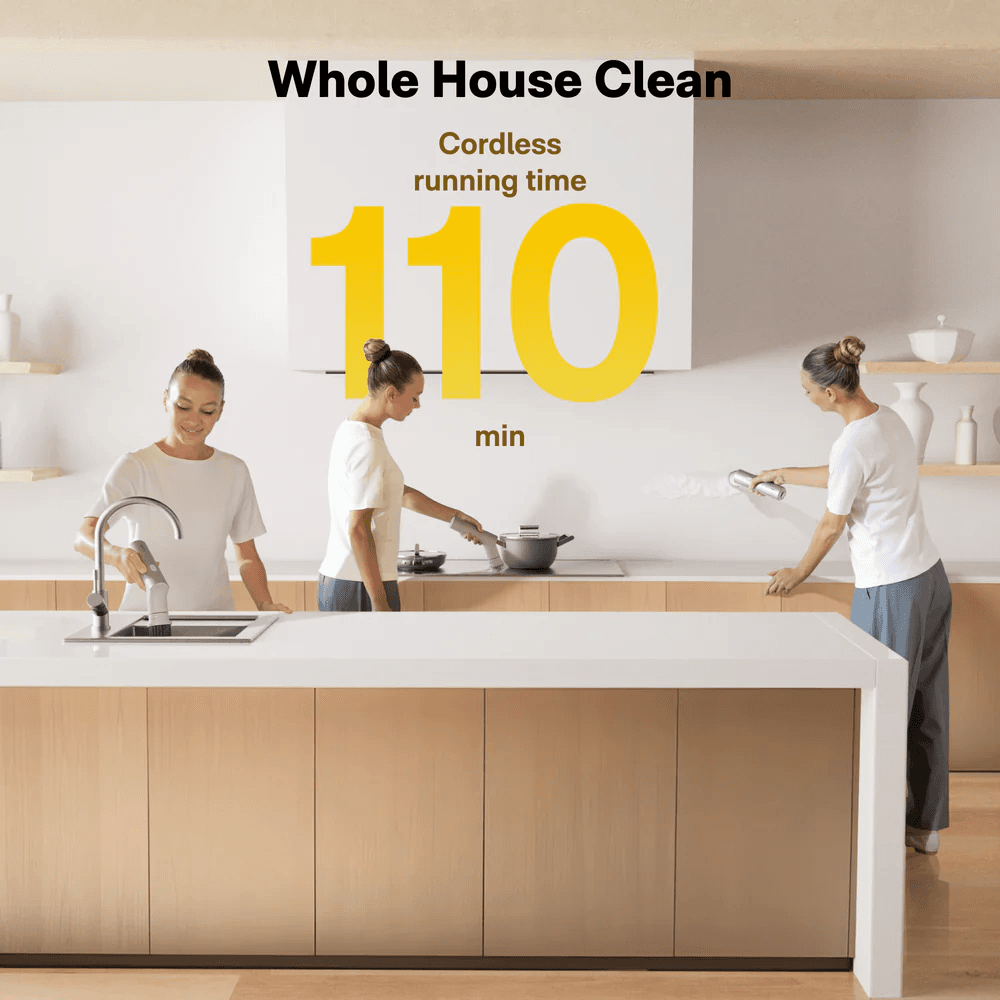 HOTO Electric Kitchen Scrubber – Cordless Cleaning Brush with 9 Brush Heads, view 8