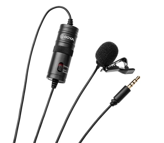 BOYA BY-M1 Omnidirectional Lavalier Microphone with 6m Cable
