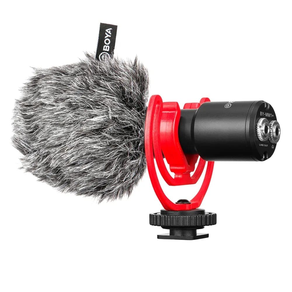 BOYA BY-MM1+ Super-Cardioid Compact On-Camera Shotgun Microphone