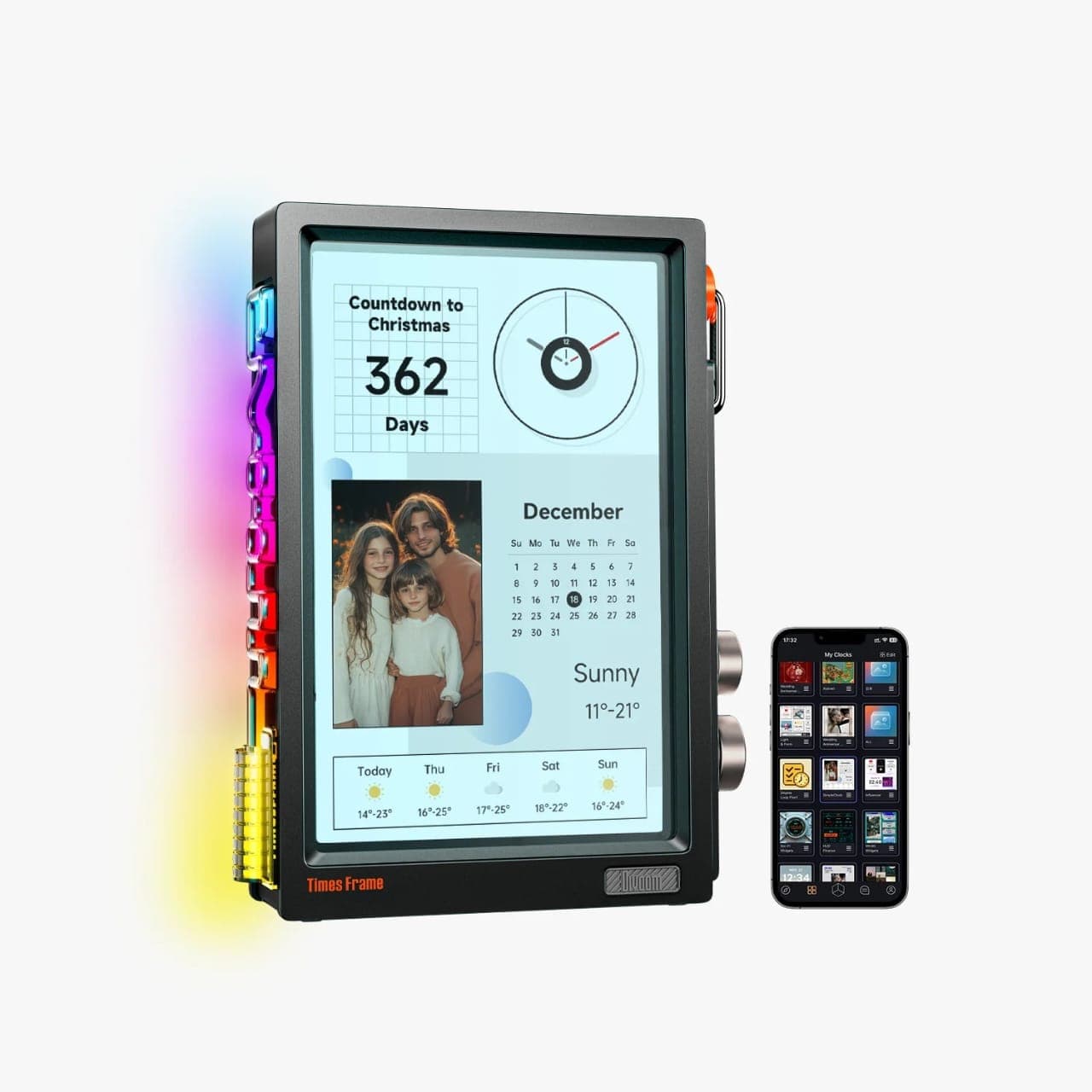 Divoom Times Frame 10.1" 3D Floating HD Display Smart Digital Frame (64GB), view 2