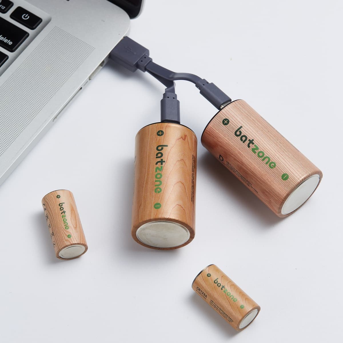 Batzone D 7200mWh USB-C Li-ion Rechargeable Batteries (2-Pack), view 2