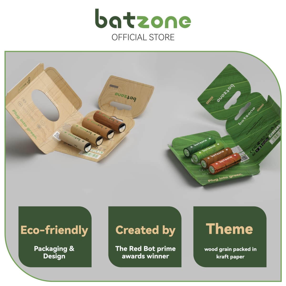 Batzone CR123A 2100mWh USB-C Li-ion Rechargeable Batteries (2-Pack), view 8