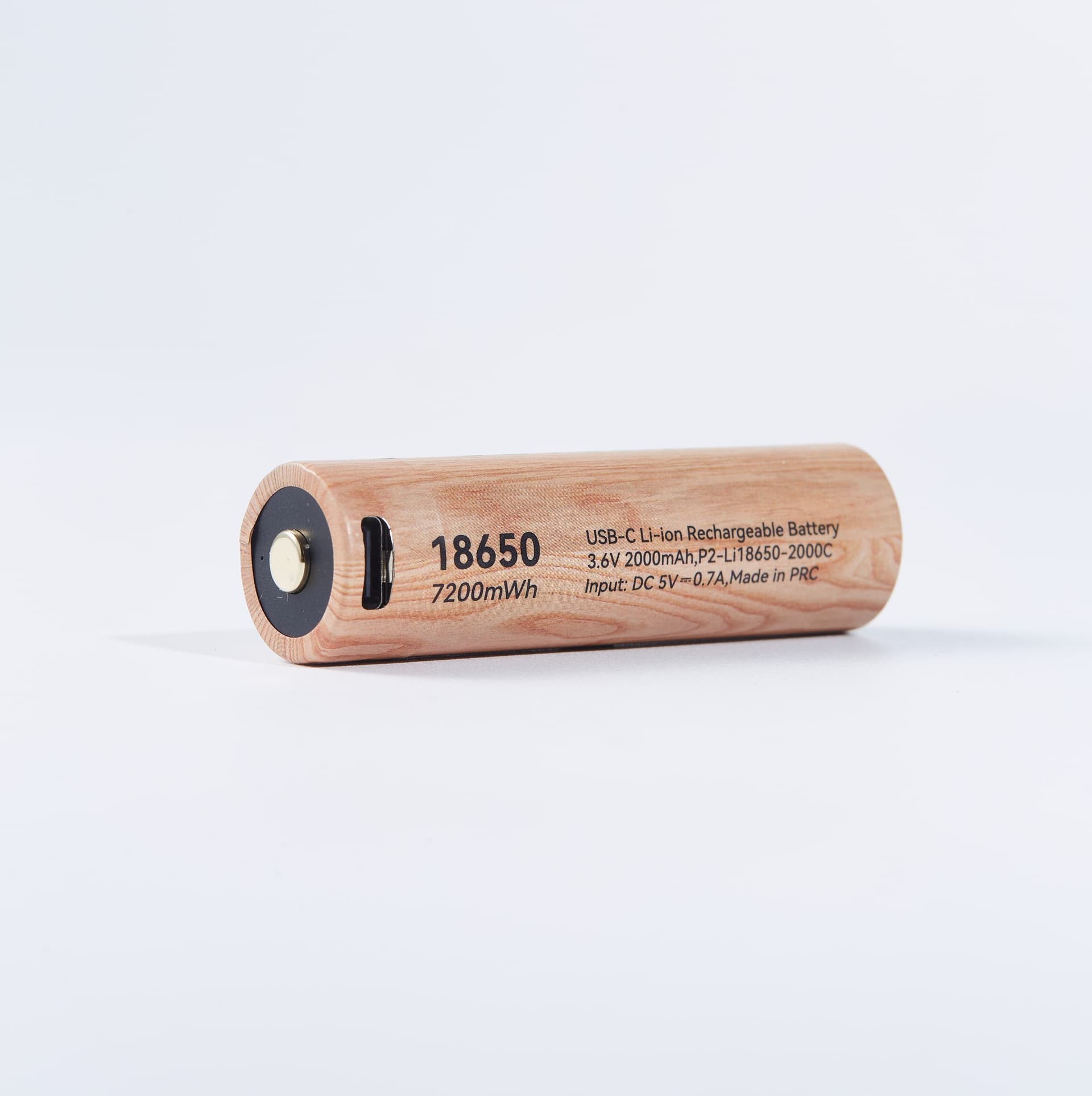 Batzone 18650 7200mWh USB-C Li-ion Rechargeable Batteries (2-Pack), view 6