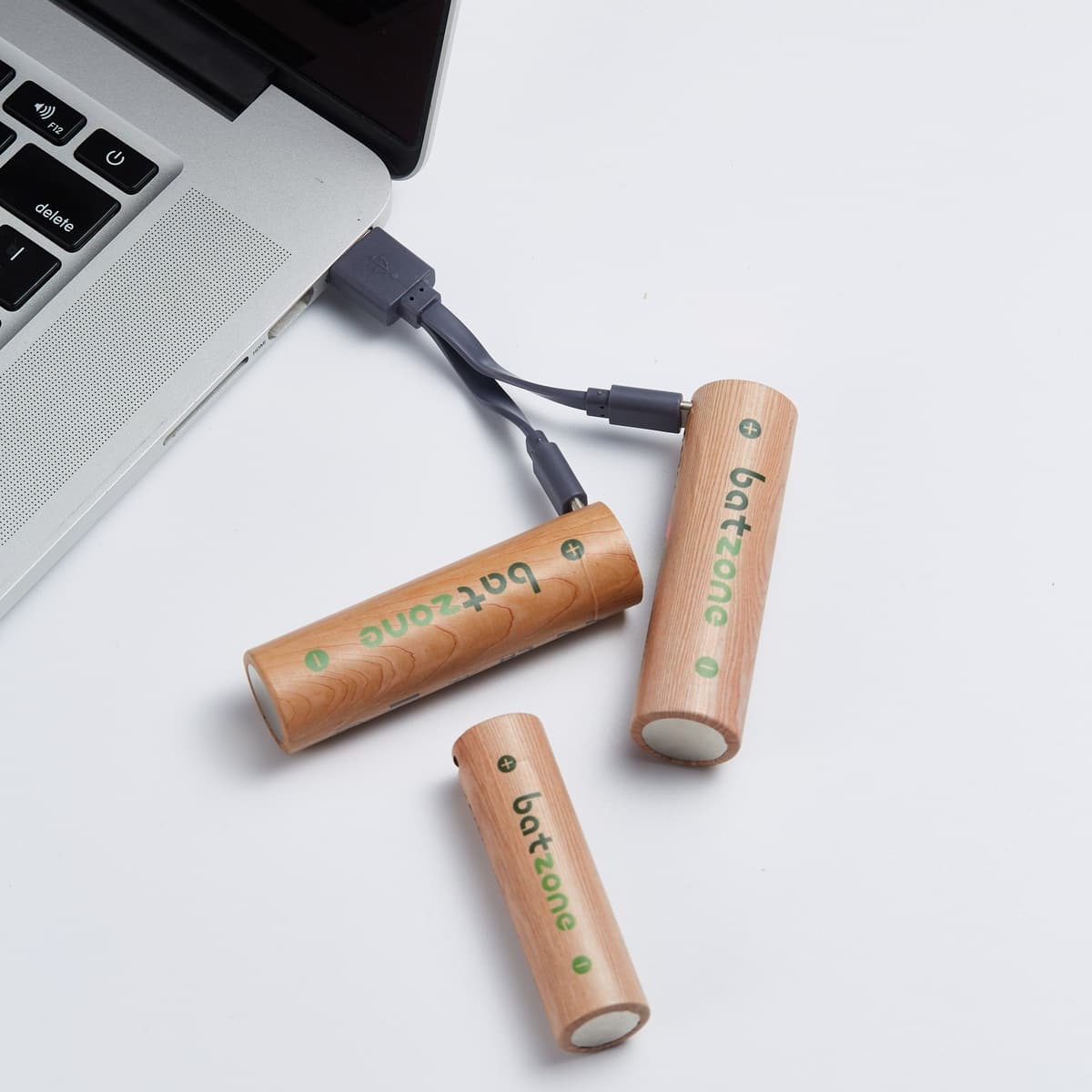 Batzone 21700 18000mWh USB-C Li-ion Rechargeable Batteries (2-Pack), view 3
