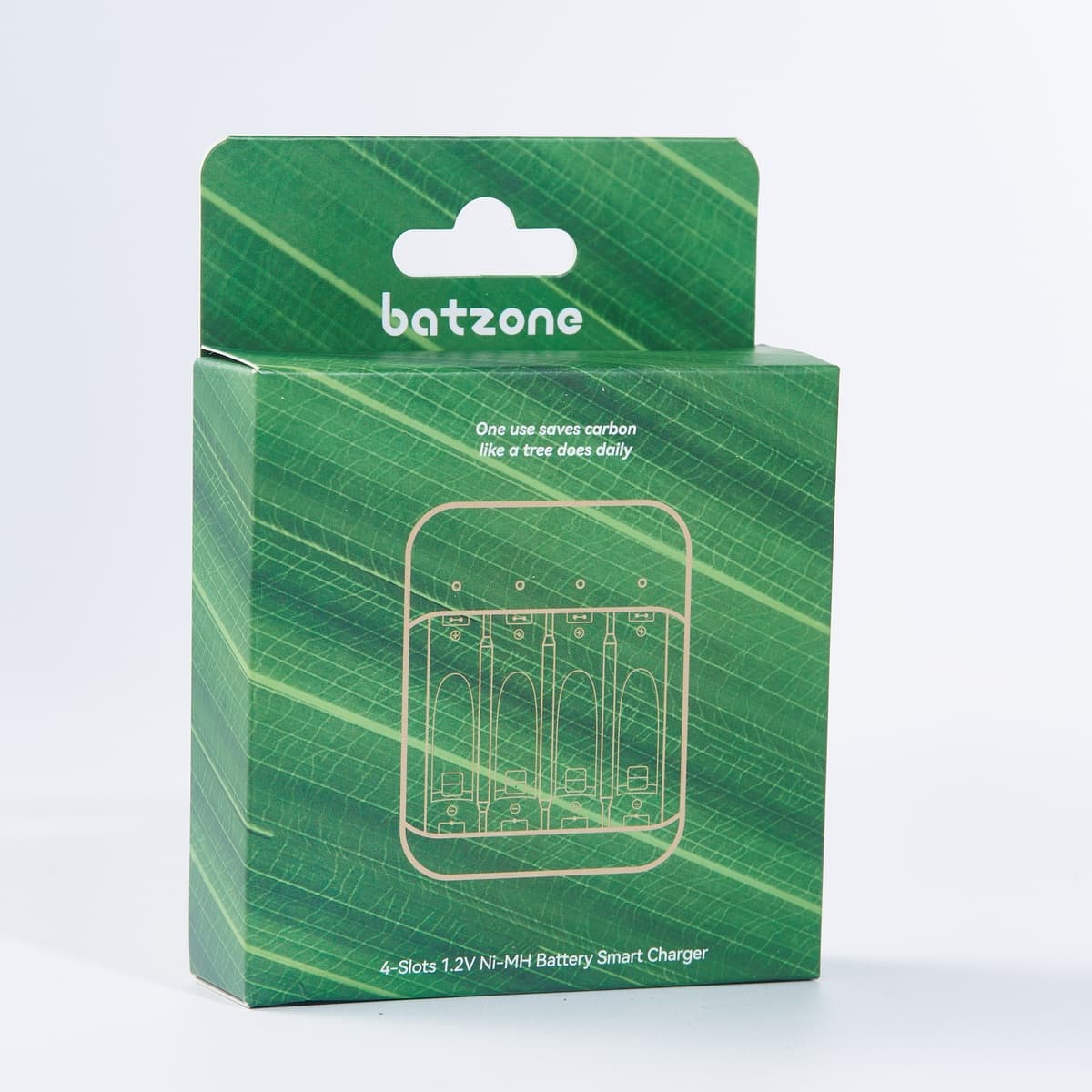 Batzone 4-Slot Ni-MH Smart Battery Charger (AA/AAA)