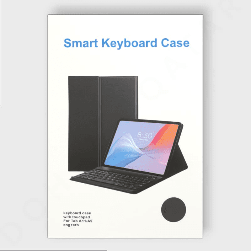 Smart Keyboard Case with Touchpad for Tab A11 / A9 - Black