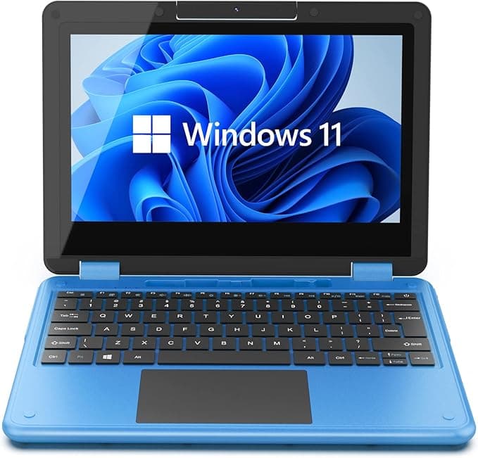 AWOW 2 IN 1 LAPTOP VT 11P INTEL CELERON N412 (Blue), view 2
