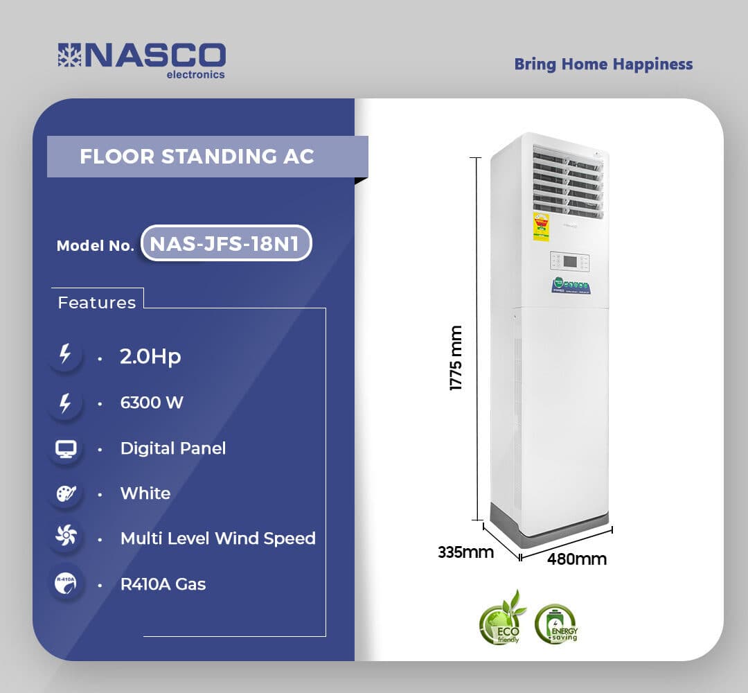 NASCO NAS-JFS-18N1 18000 BTU/h FLOOR STANDING AC
