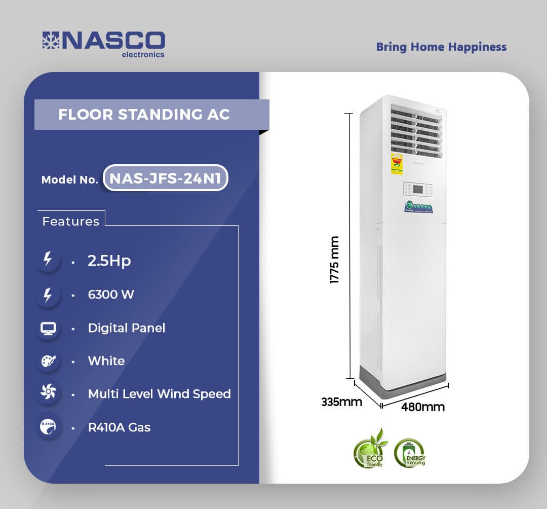 NASCO NAS-JFS-24N1 24000 BTU/h FLOOR STANDING AC, view 2