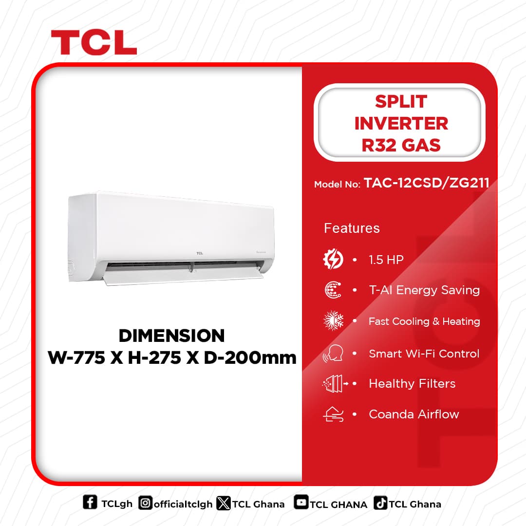 TCL TAC-12CSD/ZG41I 1.5 HP SPLIT AC INVERTER R32, view 2
