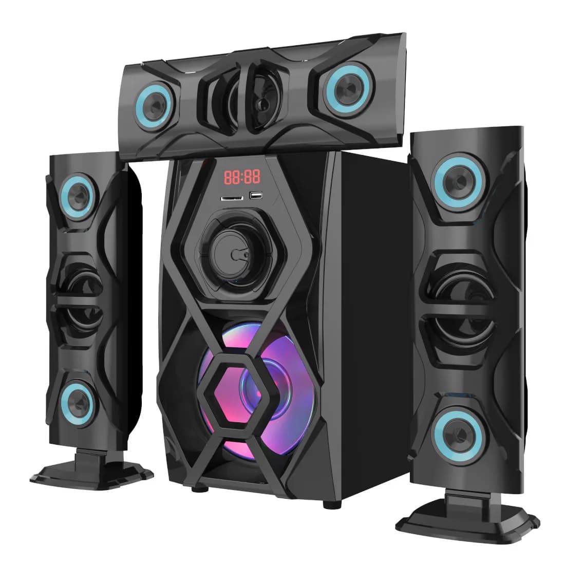 NASCO NAS-HT5.1-N6710 5.1-Channel HOME THEATRE SYSTEM, view 2
