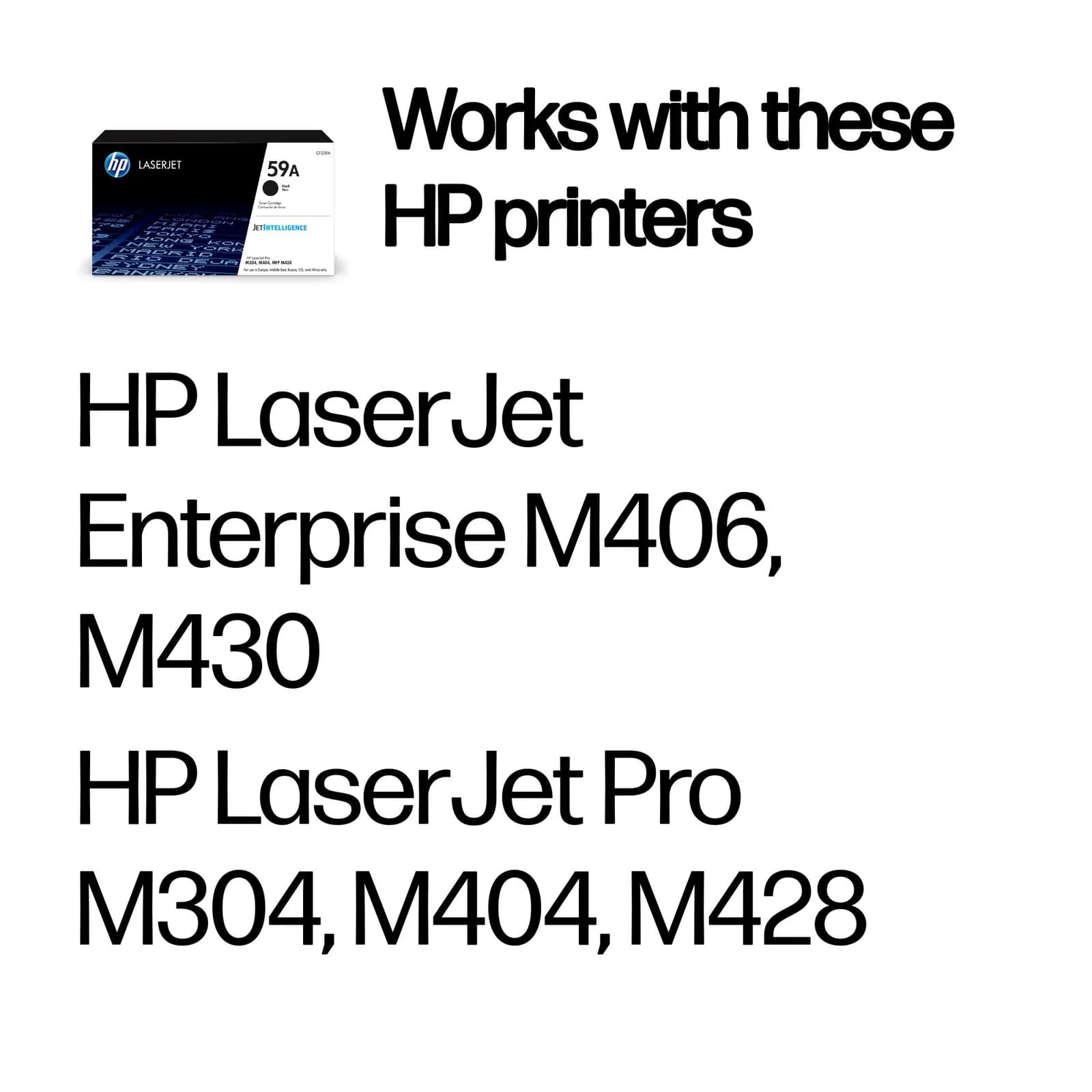 HP 59A Black Original LaserJet Toner Cartridge, view 2