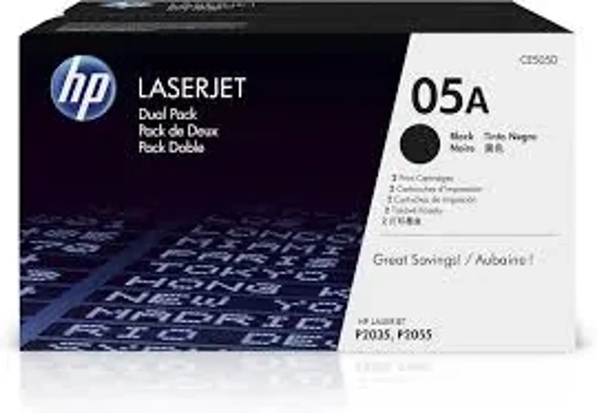 HP BLACK TONER CARTRIDGE 05A, view 2