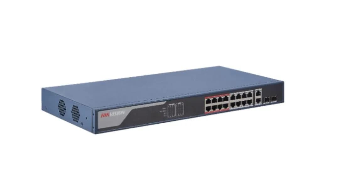 Hikvision DS-3E1318P-EI/M-16 Port 100M Smart Managed POE Switch