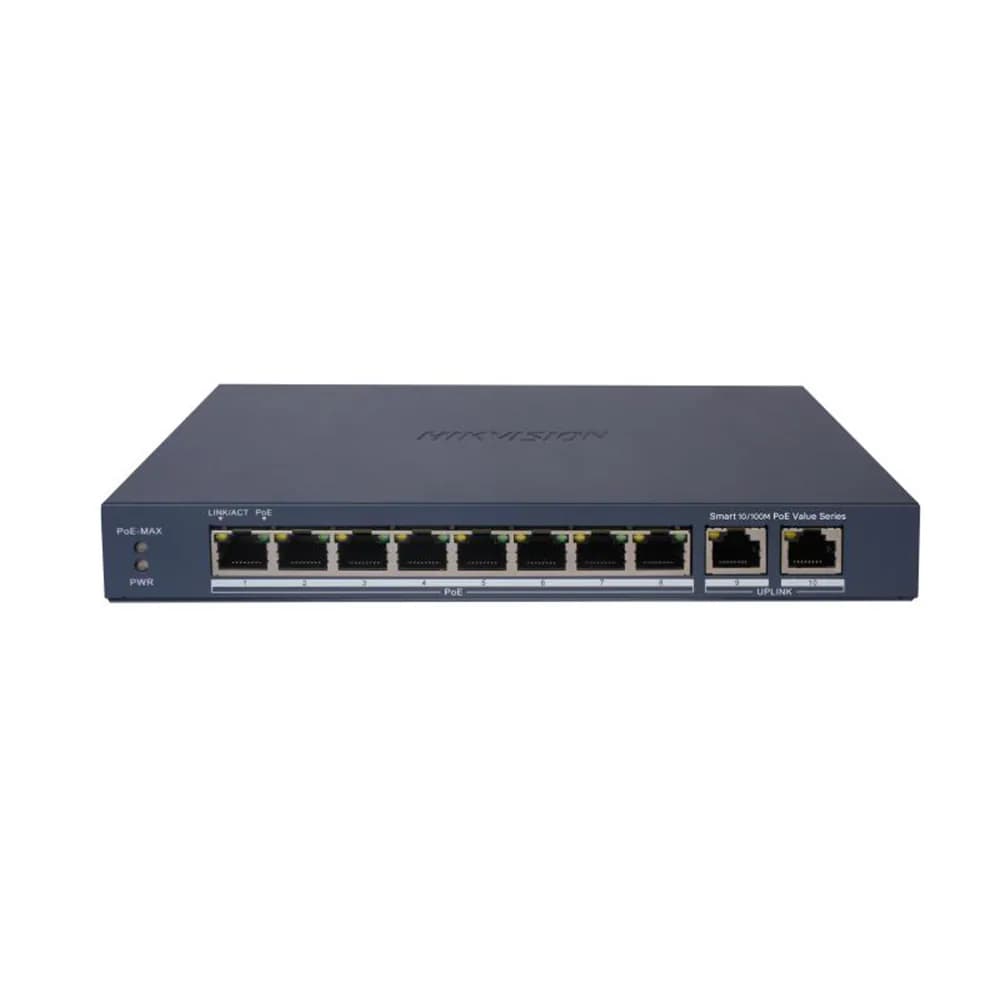 Hikvision DS-3E1318P-EI/M-16 Port 100M Smart Managed POE Switch, view 2
