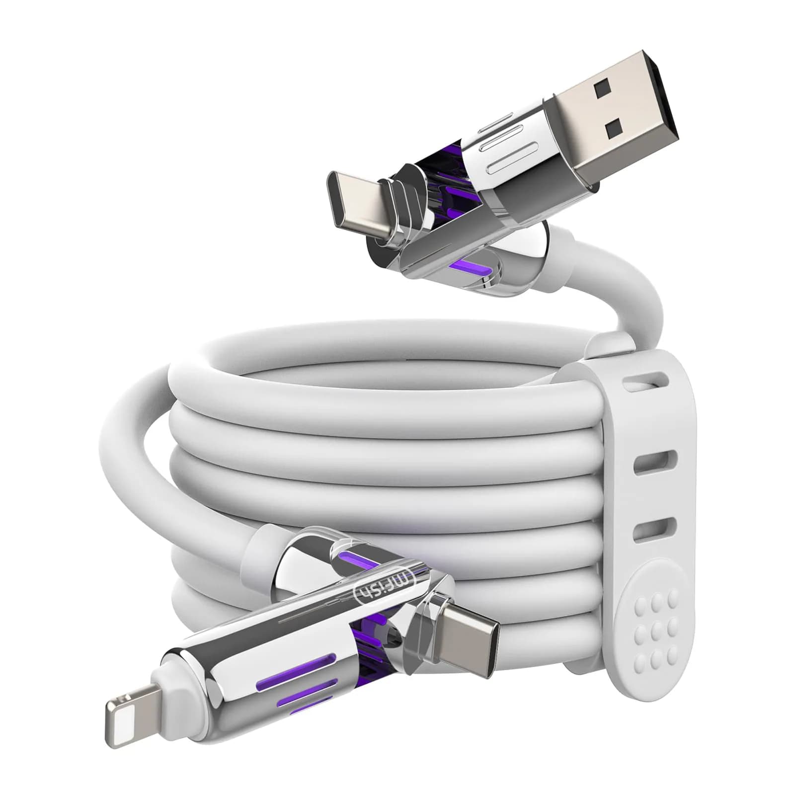 MECH DATA 4-IN-1 FAST CHARGING CABLE BLACK, view 2