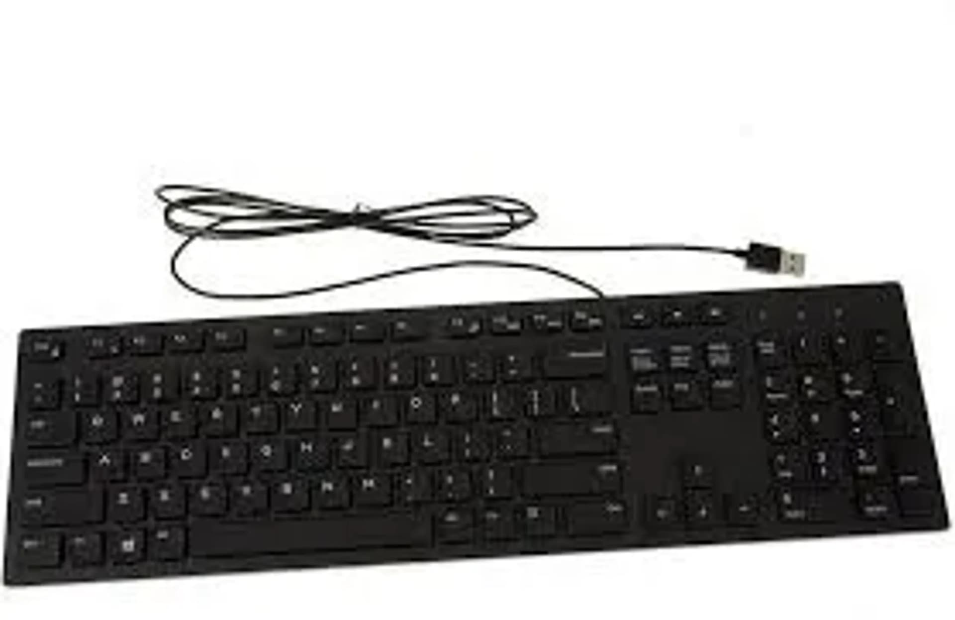 DELL WIRED KEYBOARD-UK BLACK, view 2