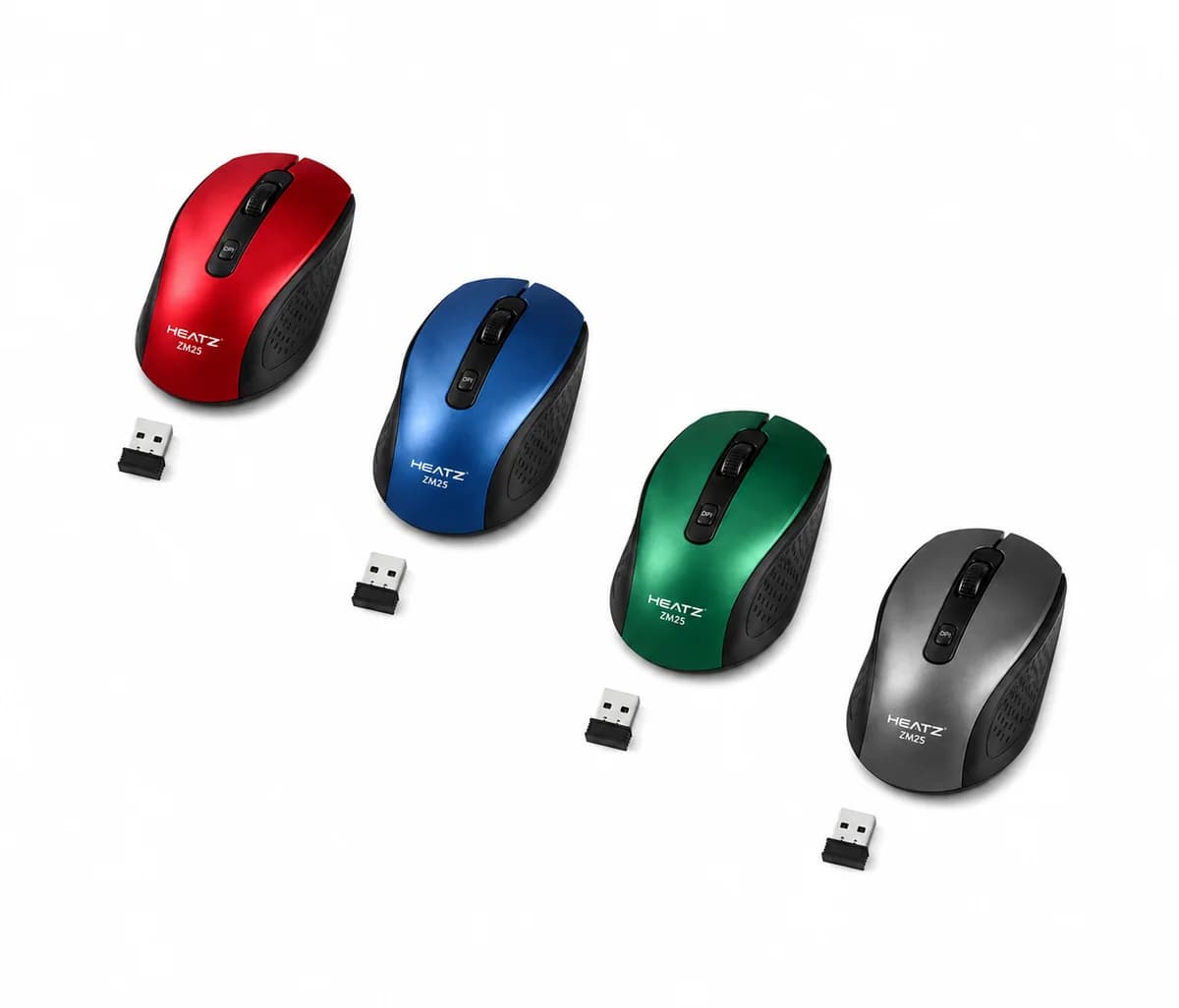 Heatz Bluetooth & Wireless Rechargeable Mouse ZM25, view 2