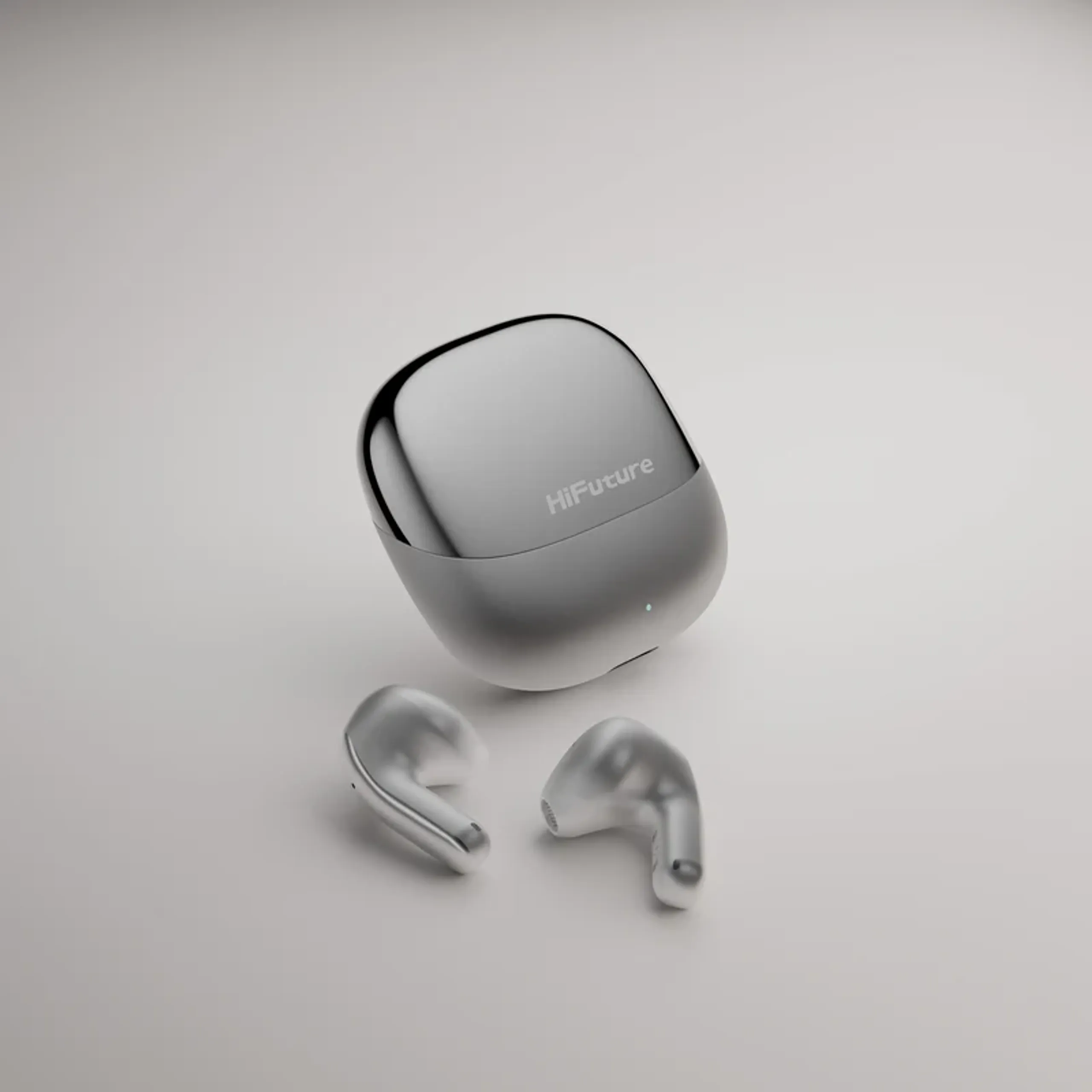 HiFuture Cromebuds 4 TWS Earbuds- Metallic Grey