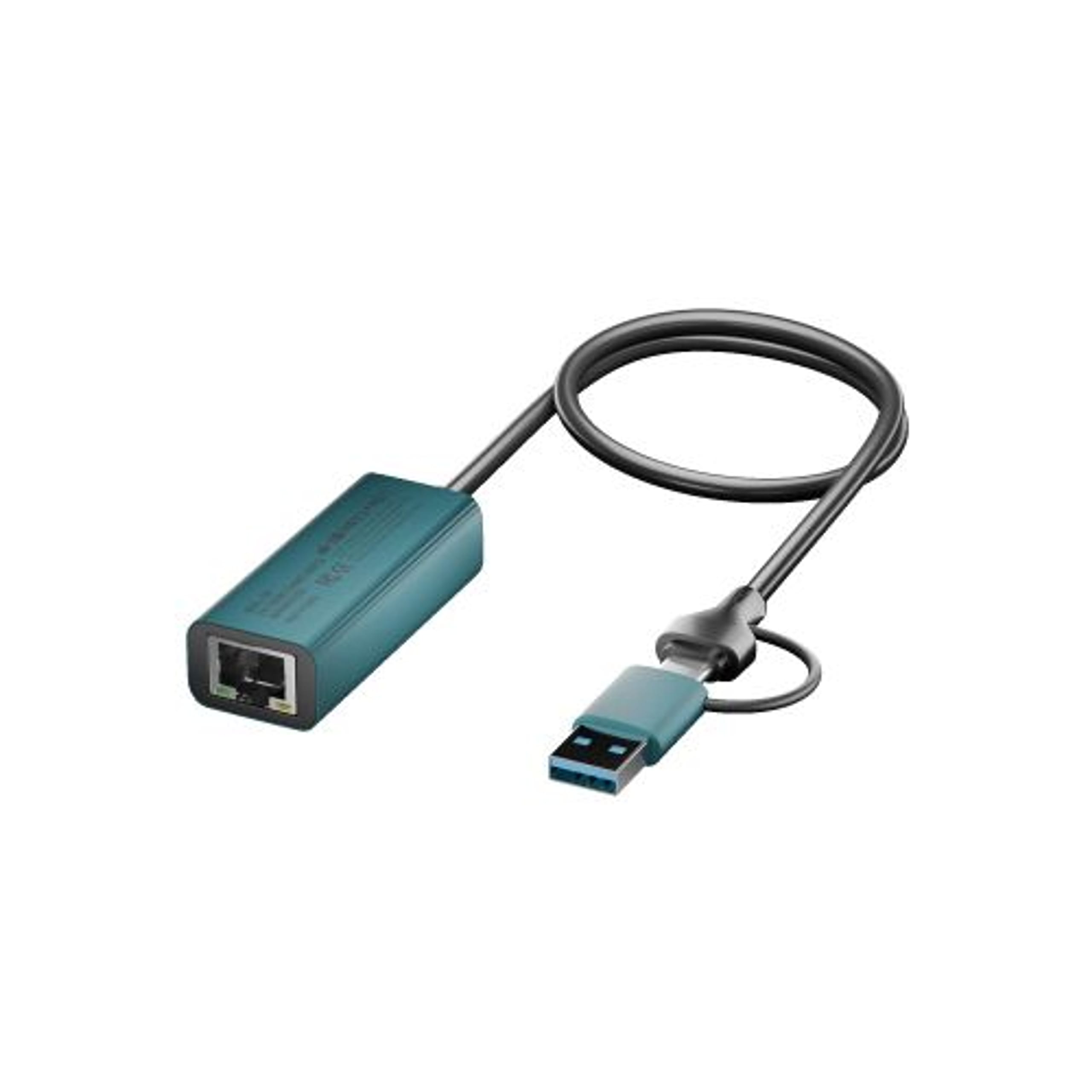 HEATZ ZT87 1Gbps 2-in-1 ethernet adapter -Black