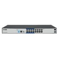 DGS-F1016P  -Dlink 16-port 10/100/1000Base-T Unmanaged PoE+ Switch with 16 PoE ports & 2 Gigabit SFP ports, 250W PoE Power budget,  (802.3af/802.3at support)  (UK/EU Plug)
