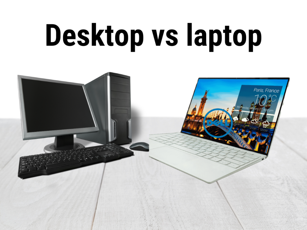 image of desktop vs laptop comprison