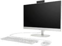 HP DESKTOP ALL IN ONE - 24-CR1006NH, INTEL CORE ULTRA 5, 125U, 12 CORES, 16GB DDR5 RAM (16X1), 512 GB M2 SSD, 24 INCH - 60.5 CM TOUCHSCREEN, BT, WIFI, HP 125 USB KB - MOUSE, RJ45, GIGA LAN, 5.27KG, DOS. JET BLACK