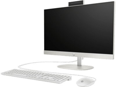 HP DESKTOP ALL IN ONE - 24-CR1006NH, INTEL CORE ULTRA 5, 125U, 12 CORES, 16GB DDR5 RAM (16X1), 512 GB M2 SSD, 24 INCH - 60.5 CM TOUCHSCREEN, BT, WIFI, HP 125 USB KB - MOUSE, RJ45, GIGA LAN, 5.27KG, DOS. JET BLACK