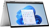 HP ENVY X360 - 2 IN 1 LAPTOP , HP 14-ES1023DX, INTEL CORE 7 -150U PROCESSER, 14TH GEN, 16GB DDR4 ONBOARD RAM, 512 GB SSD, 14" FHD IPS LED TOUCHSCRREEN, FINGERPRINT READER, 5 MP WEBCAM, WIFI, WIN 11 HOME, BACKLIT KEYBOARD